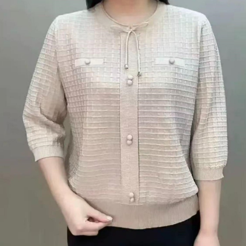 慵懶純色針織衫